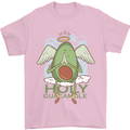 Holy Guacamole Funny Food Angel Mens T-Shirt Cotton Gildan Light Pink