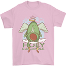 Holy Guacamole Funny Food Angel Mens T-Shirt Cotton Gildan Light Pink