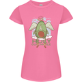 Holy Guacamole Funny Food Angel Womens Petite Cut T-Shirt Azalea