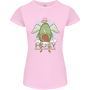 Holy Guacamole Funny Food Angel Womens Petite Cut T-Shirt Light Pink