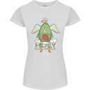 Holy Guacamole Funny Food Angel Womens Petite Cut T-Shirt White