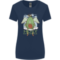 Holy Guacamole Funny Food Angel Womens Wider Cut T-Shirt Navy Blue