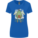 Holy Guacamole Funny Food Angel Womens Wider Cut T-Shirt Royal Blue
