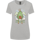 Holy Guacamole Funny Food Angel Womens Wider Cut T-Shirt Sports Grey