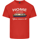 Home Is Where You Moor It Long Boat Barge Kids T-Shirt Childrens Red