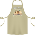 Home Is Where You Park It Caravan Funny Cotton Apron 100% Organic Khaki
