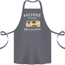 Home Is Where You Park It Caravan Funny Cotton Apron 100% Organic Steel