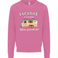Home Is Where You Park It Caravan Funny Mens Sweatshirt Jumper Azalea