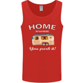 Home Is Where You Park It Caravan Funny Mens Vest Tank Top Red