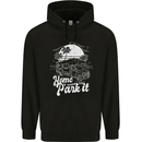 Home Is Where You Park It Funny Caravan Childrens Kids Hoodie Black