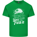 Home Is Where You Park It Funny Caravan Mens Cotton T-Shirt Tee Top Irish Green
