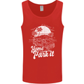 Home Is Where You Park It Funny Caravan Mens Vest Tank Top Red