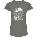 Home Is Where You Park It Funny Caravan Womens Petite Cut T-Shirt Charcoal