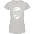 Home Is Where You Park It Funny Caravan Womens Petite Cut T-Shirt Sports Grey
