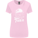 Home Is Where You Park It Funny Caravan Womens Wider Cut T-Shirt Light Pink