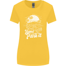 Home Is Where You Park It Funny Caravan Womens Wider Cut T-Shirt Yellow