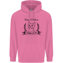 Home Is Where Your Cat Is Funny Kitten Childrens Kids Hoodie Azalea
