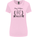 Home Is Where Your Cat Is Funny Kitten Womens Wider Cut T-Shirt Light Pink