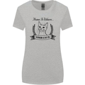 Home Is Where Your Cat Is Funny Kitten Womens Wider Cut T-Shirt Sports Grey
