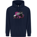 Honey Badger Childrens Kids Hoodie Navy Blue