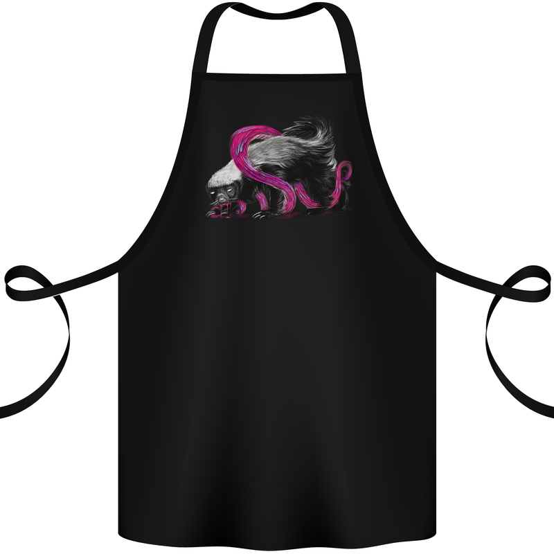 Honey Badger Cotton Apron 100% Organic Black