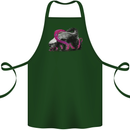 Honey Badger Cotton Apron 100% Organic Forest Green