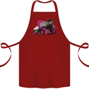 Honey Badger Cotton Apron 100% Organic Maroon
