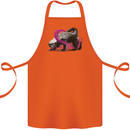Honey Badger Cotton Apron 100% Organic Orange