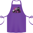 Honey Badger Cotton Apron 100% Organic Purple