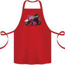Honey Badger Cotton Apron 100% Organic Red
