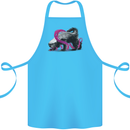 Honey Badger Cotton Apron 100% Organic Turquoise