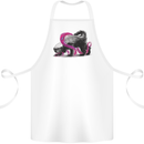 Honey Badger Cotton Apron 100% Organic White