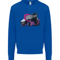 Honey Badger Kids Sweatshirt Jumper Royal Blue