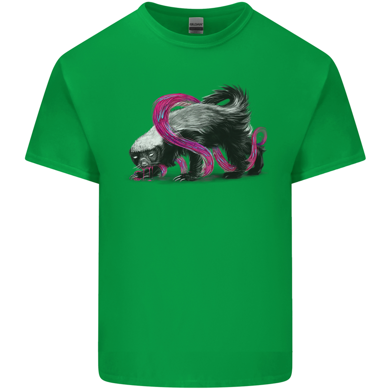 Honey Badger Kids T-Shirt Childrens Irish Green