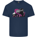 Honey Badger Kids T-Shirt Childrens Navy Blue