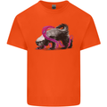 Honey Badger Kids T-Shirt Childrens Orange