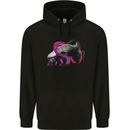 Honey Badger Mens 80% Cotton Hoodie Black