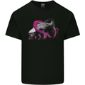 Honey Badger Mens Cotton T-Shirt Tee Top Black