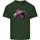 Honey Badger Mens Cotton T-Shirt Tee Top Forest Green