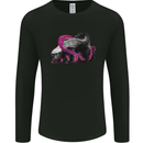 Honey Badger Mens Long Sleeve T-Shirt Black