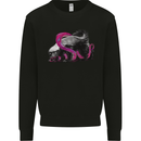 Honey Badger Mens Sweatshirt Jumper Black