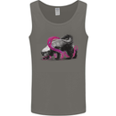 Honey Badger Mens Vest Tank Top Charcoal