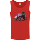 Honey Badger Mens Vest Tank Top Red
