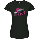 Honey Badger Womens Petite Cut T-Shirt Black