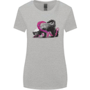 Honey Badger Womens Wider Cut T-Shirt Sports Grey