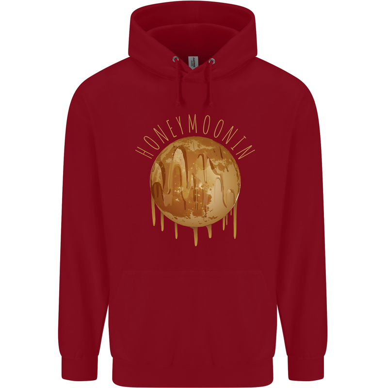 Honeymoon Honey Moon Honeymoonin Childrens Kids Hoodie Red