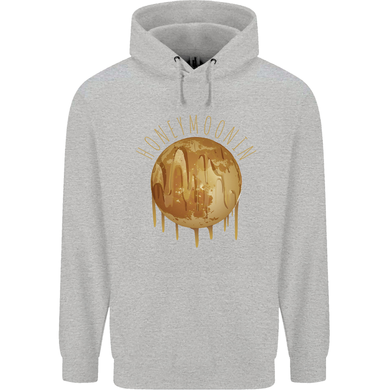 Honeymoon Honey Moon Honeymoonin Childrens Kids Hoodie Sports Grey