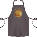 Honeymoon Honey Moon Honeymoonin Cotton Apron 100% Organic Dark Grey