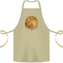 Honeymoon Honey Moon Honeymoonin Cotton Apron 100% Organic Khaki