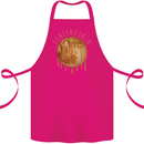 Honeymoon Honey Moon Honeymoonin Cotton Apron 100% Organic Pink